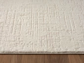 Kaftan Kf002a Bej Halı Kabartma Desenli Akrilik Halı Tozuaz Salon Halısı Yatak Odası Halısı Koridor Özel Ölçü KREM thumbnail 3