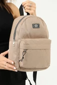 Vizon U21 Fermuarlı 2 Bölmeli Ön Cep Detaylı Kanvas Kumaş Unisex Sırt Çantası U:32 Cm E:24 Cm G:11 - 2