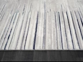 Tokyo Tk002m Gri Halı Lacivert Detaylı Modern Akrilik Kaymaz Taban Tozuaz Salon Halısı Yatak Odası Özel Ölçü GRI-MAVI thumbnail 5