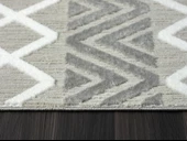 Sümer Sm003a Gri Halı Iskandinav Desen Dekoratif Modern Tozuyok Antialerjik Salon Halısı Koridor Özel Ölçü POLY.A.GRI thumbnail 5