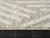 Loop Lp006a Bej Halı Dekoratif Sisal Bukle Tozsuz Antialerjik Modern Salon Halısı Yatak Odası Halısı Özel Ölçü BEJ - 5
