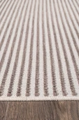 Hena HN003A Beyaz Şönil Kilim Bej Detaylı İnce Yumuşak Tozsuz Kaymaz Taban Makinada Yıkanabilir Halı Özel Ölçü BEJ - 4