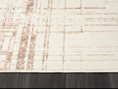 Best 108 Bej Halı Vizon Detaylı Ince Parlak Makinada Yıkanabilir Antialerjik Modern Salon Halısı Özel Ölçü VIZON-BEYAZ thumbnail 4