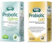 NBL Probiotic Gold 20 Stick Saşe + NBL Probiotic Optima 30 Çiğneme Tableti - 1