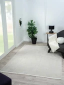 Best 111 Gri Halı Spor Desen Ince Parlak Makinada Yıkanabilir Antialerjik Modern Salon Halısı Özel Ölçü GRI-A.GRI - 3