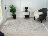 Best 112 Gri Halı Spor Desen Gold Detaylı Ince Parlak Makinada Yıkanabilir Antialerjik Modern Özel Ölçü A.GRI-GOLD - 2