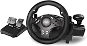 Anunnaki Doyo R270 Direksiyon Seti Çift Motorlu Titreşim Özelliği Kolay Sabitlenir Uzun Ömürlü Xbox Pc PS Uyumlu Set Gerçekçi Oyun Deneyimi - 1