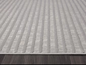 Sümer Sm008g Gri Antrasit Çizgi Desen Halı Dekoratif Modern Tozuyok Antialerjik Salon Halısı Koridor Özel Ölçü POLY. KEMIK thumbnail 5