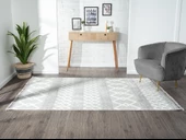 Sümer Sm003a Gri Halı Iskandinav Desen Dekoratif Modern Tozuyok Antialerjik Salon Halısı Koridor Özel Ölçü POLY.A.GRI thumbnail 3