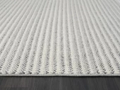 Wool Wl002a Bej Halı Sisal Bukle Dekoratif Kabartmalı Halı Tozsuz Antialerjik Salon Halısı Koridor Özel Ölçü BEYAZ-GRI - 5