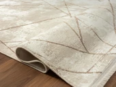 Tokyo 1753 Bej Halı Kahverengi Detaylı Geometrik Desen Modern Akrilik Halı Kaymaz Taban Tozuaz Özel Ölçü BEJ-KAHVE thumbnail 3