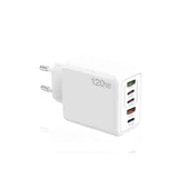 ScHitec 120W 3 Type-C + 2 UsbA Toplam 5 Çıkışlı Ev Tipi Şarj Aleti Set 3A 45W Type-C to Type-C 1Metre Süper Hızlı Data ve Şarj Kablosu SR30 - 2