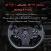 Anunnaki Pxn V900 Direksiyon Seti Çift Motorlu Titreşim Özelliği Kolay Sabitlenir Uzun Ömürlü Xbox Pc PS Uyumlu Set - 5