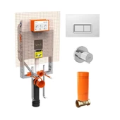 VitrA İntegra Rim-ex Kanalsız Asma Klozet + VitrA Slim Duroplast Klozet Kapağı + Gömme Rezervuar 7062L003-0850 thumbnail 5