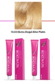 2 li Set Premium 10.03 Ekstra Doğal Altın Platin - Kalıcı Krem Saç Boyası 2 X 50 g Tüp - 1