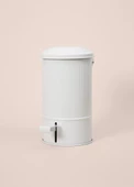 The Mia Stripe Mutfak ve Banyo Çöp Kovası Beyaz 5 Lt - 4