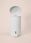 The Mia Stripe Mutfak ve Banyo Çöp Kovası Beyaz 5 Lt - 5