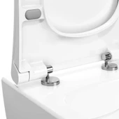 VitrA İntegra Rim-ex Kanalsız Asma Klozet + VitrA Slim Duroplast Klozet Kapağı + Gömme Rezervuar 7062L003-0850 thumbnail 4