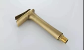 Antik Rustik Gold Çanak Şelale Lavabo Bataryası Nostaljik Özel Seri - 4