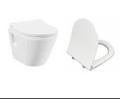 VitrA İntegra Rim-ex Kanalsız Asma Klozet + VitrA Slim Duroplast Klozet Kapağı 7062L003-0850 thumbnail 1