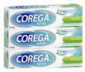 Corega Naneli Diş Protezi Yapıştırıcı Krem 3 Adet - 1