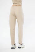 Lesa Wear Yüksel Bel Geniş Paça Şardonlu Likralı Spor Eşofman Altı thumbnail 6