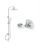 Artema Flow Square Krom Banyo Bataryası + Artema Ls20 Joy 3S Robot Tepe Dus Seti - 1