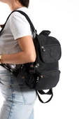 571 collections Ultra Hafif Çok Cepli Küçük Boy Sırt Çantası Unisex Siyah (Model: 571-4G) thumbnail 2