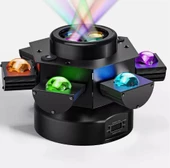 DJ PRO 6 BAŞLI BEE EYES 150 WATT LED STROBE LAZER ROBOT IŞIK - 1