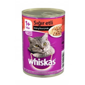 Whiskas Sığır Etli Konserve Kedi Maması 400 Gr. - 1