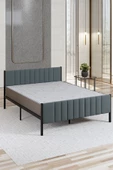 Lotus Metal Karyola 140x190 cm Antrasit Renk - 5