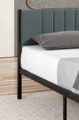 Lotus Metal Karyola 100x200 cm Antrasit Renk - 3