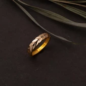 Başak Burmalı 14 Ayar Altın Yüzük thumbnail 5