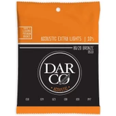 Martin Co Darco D510 80/20 Bronze Akustik Gitar Teli , Extra Light 10-47 thumbnail 1