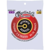 Martin Co MA175T SP Lifespan Treated Akustik Gitar Teli Custom Light 11-52 - 1