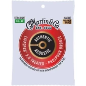 Martin Co  MA530T SP Lifespan Treated Akustik Gitar Teli Extra Light 10-47 thumbnail 1
