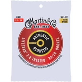 Martin Co MA140T SP Lifespan Treated Akustik Gitar Teli Light 12-54 - 1