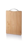 Metal Tutacaklı Lüx Bambu Kesme Tahtası 30cm X20cmx1.8cm - 1