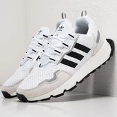 ADIDAS ZX 1K BOOST SNEAKERS WHITE - 4