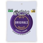 Martin M170 "Original M170" Bronze Akustik Gitar Teli Extra Light 10-47 - 1