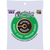 Martin Co MA535S Marquis Phosphor Bronze Akustik Gitar Teli Cstm Lt 11-52 thumbnail 1