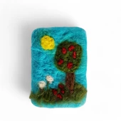 Meyve Ağacı Sabun Üzerine Keçe Çalışma thumbnail 2