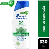 Head & Shoulders Mentol Ferahlığı 2si1 Arada Kepeğe Karşı Etkili Şampuan 330ML - 1