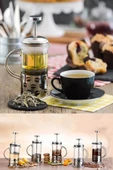 New Life 350ml Çelik French Press Bitki Demleme Bardağı Bls Fp 350 - 1