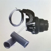 Bisiklet Sağ 7 li Vites kolu Göstergeli e bike ve Diğer bisikletler icin uygun - 3