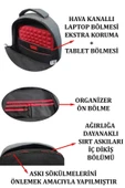 ç Su Geçirmez Kumaş Günlük Okul Sırt Çantası - 6