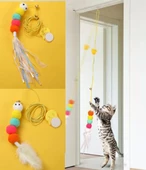 Elastik Kendinden Yapışkanlı Solucan Kedi Oltası - 1