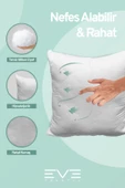 2 Adet Diamant Plus Kare Kırlent Yıkanabilir Antialerjik Silikon Elyaf Yastık 40x40cm 400 gr - 4