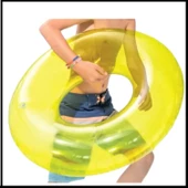 Uyguna-Yakala Şeffaf Çocuk Yüzme Simidi Yeşil-MİTL.042 - 1