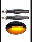 Algaride Motorsiklet Kayar Sinyal Düz Led  Sağ Sol takım Su Gecirmez - 1